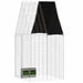 Custodie pentru iepuri Argintiu 100 x 100 x 210 cm - WALTI WALTI