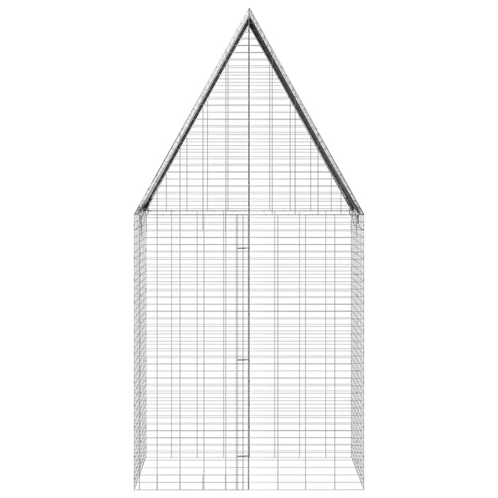 Custodie pentru iepuri Argintiu 100 x 100 x 210 cm - WALTI WALTI