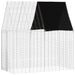 Custodie pentru iepuri Argintiu 200 x 100 x 210 cm - WALTI WALTI