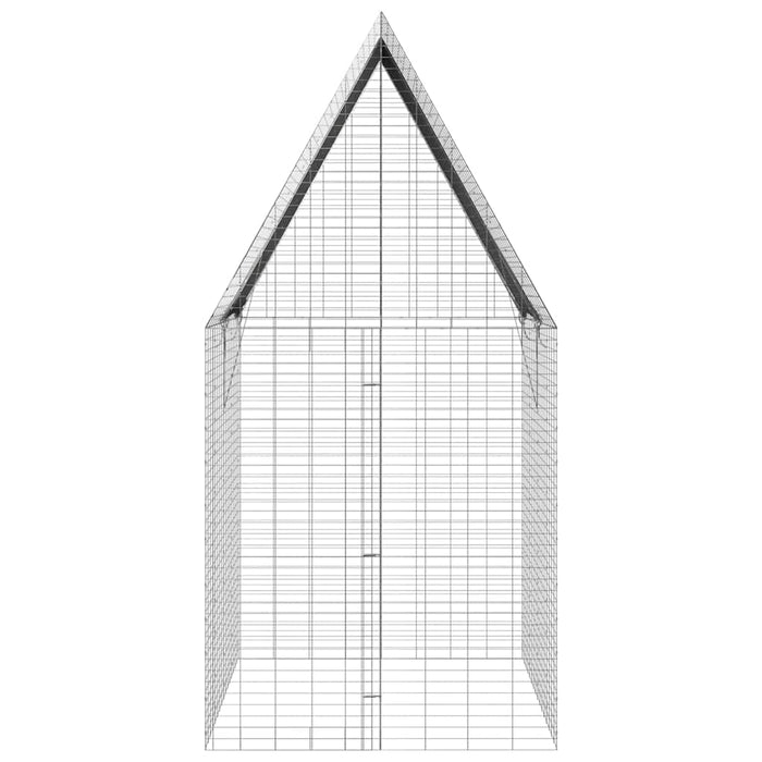 Custodie pentru iepuri Argintiu 200 x 100 x 210 cm - WALTI WALTI