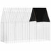 Custodie pentru iepuri Argintiu 300 x 100 x 210 cm - WALTI WALTI