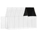 Custodie pentru iepuri Argintiu 300 x 100 x 210 cm - WALTI WALTI
