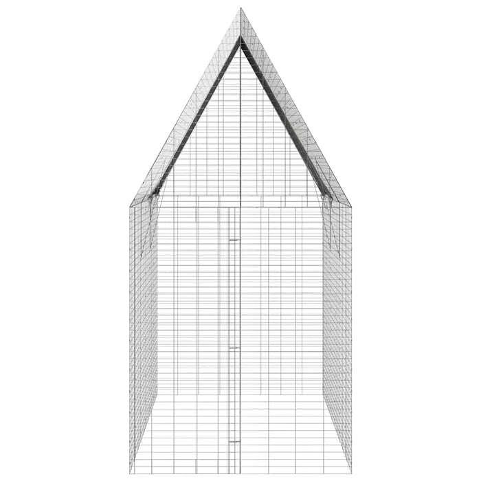 Custodie pentru iepuri Argintiu 300 x 100 x 210 cm - WALTI WALTI