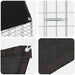 Custodie pentru iepuri Argintiu 400 x 100 x 210 cm - WALTI WALTI