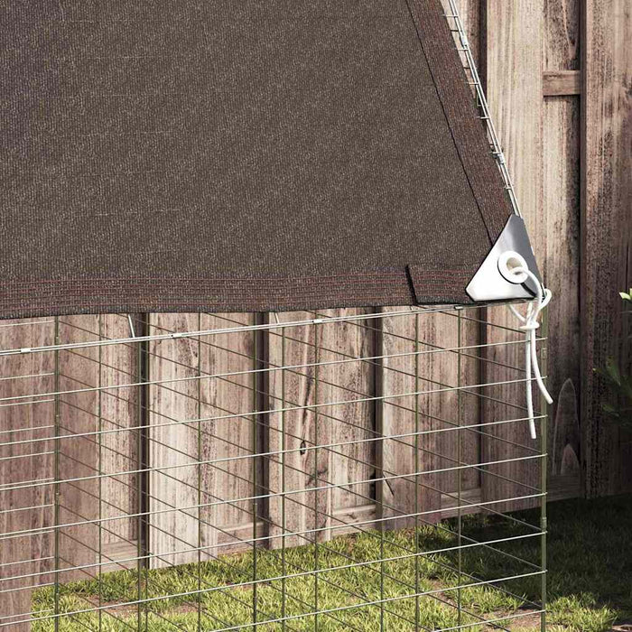 Custodie pentru iepuri Argintiu 400 x 100 x 210 cm - WALTI WALTI