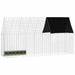 Custodie pentru iepuri Argintiu 400 x 100 x 210 cm - WALTI WALTI