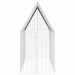 Custodie pentru iepuri Argintiu 400 x 100 x 210 cm - WALTI WALTI