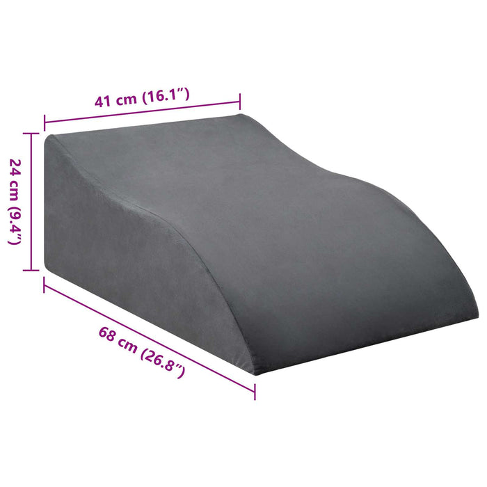 Pillow pentru Picioare 68 x 41 x 24 cm Spumă PU Gri WALTI
