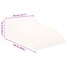 Perna pentru Picioare Alb 68 x 40 x 18 cm - WALTI WALTI