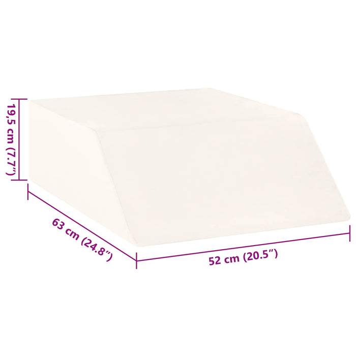 Pillow pentru Picioare Simplu Alb 63 x 52 x 19,5 cm - WALTI WALTI