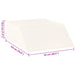Pillow pentru Picioare Simplu Alb 63 x 52 x 19,5 cm - WALTI WALTI