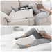 Pillow pentru Picioare Simplu Alb 68 x 25 x 21,5 cm Spumă PU - WALTI WALTI