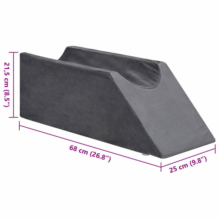 Pillow pentru Picioare 68 x 25 x 21,5 cm Ferm Spumă PU Gri WALTI