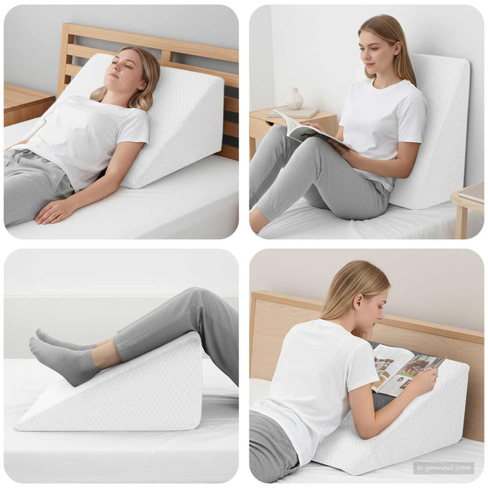 Pillow pentru Picioare Simplu Alb 60 x 50 x 30 cm - WALTI WALTI
