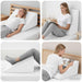 Pillow pentru Picioare Simplu Alb 60 x 50 x 30 cm - WALTI WALTI