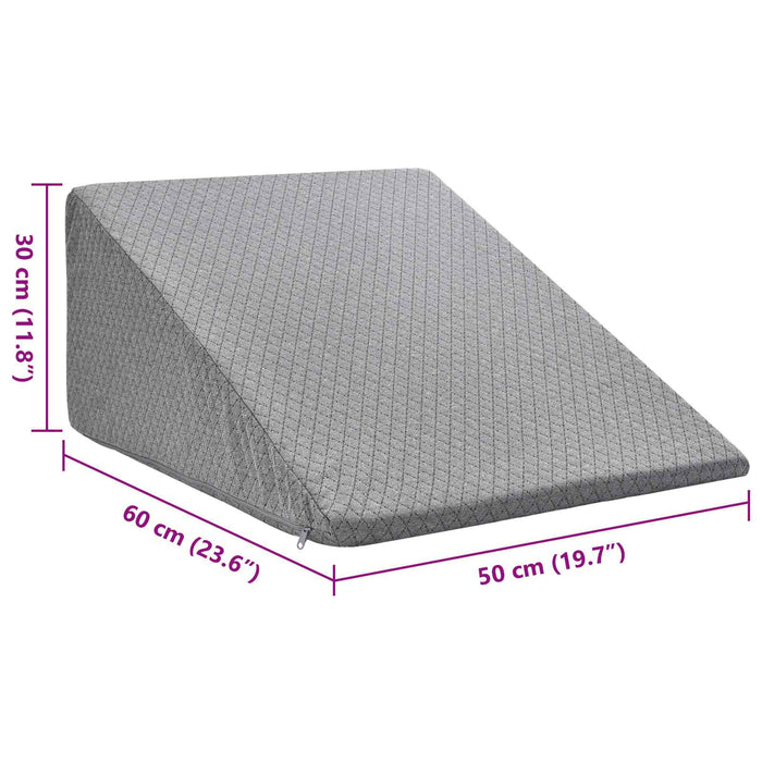 Pillow pentru Picioare Gri 60 x 50 x 30 cm Spumă cu Memorie WALTI