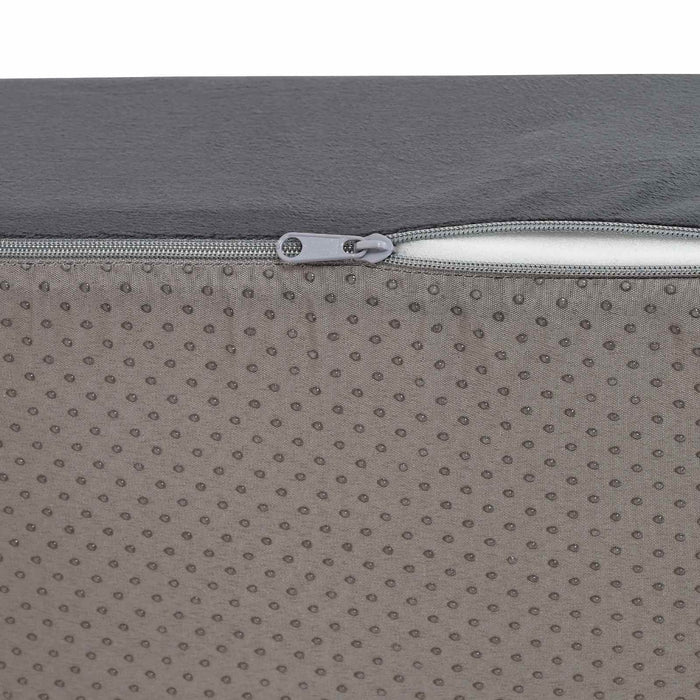 Pernă pentru șezut 40 x 40 x 10 cm Spumă PU Gri WALTI