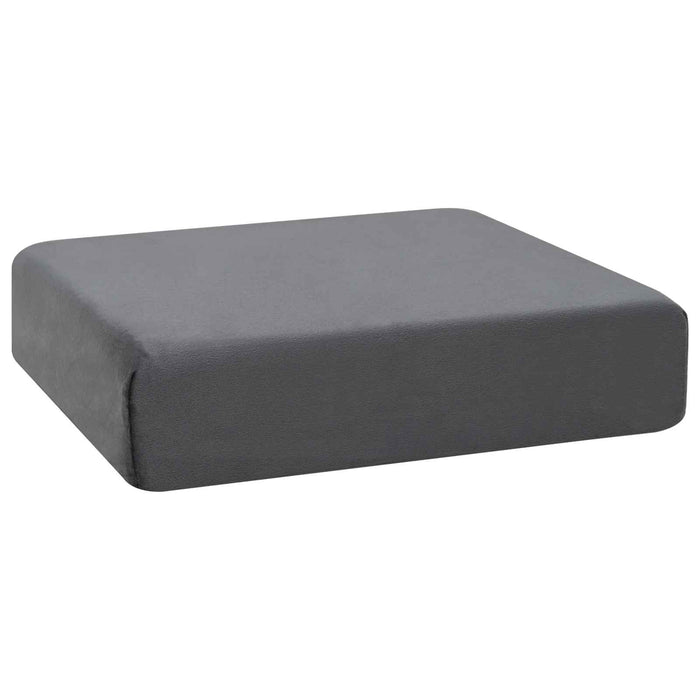 Pernă pentru șezut 40 x 40 x 10 cm Spumă PU Gri WALTI