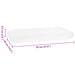 Perna de Somn Simplu Alb 70 x 36 x 6,5 cm - WALTI WALTI