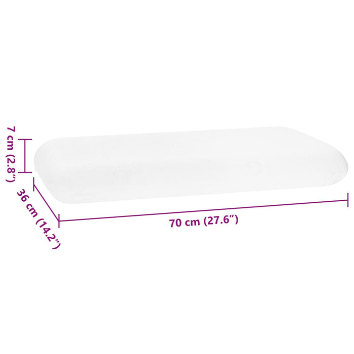 Perna de Somn Simplu Alb 70 x 36 x 13 cm - WALTI WALTI