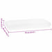 Perna de Somn Simplu Alb 70 x 36 x 13 cm - WALTI WALTI