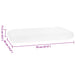 Perna de Somn Simplu Alb 70 x 36 x 11,5 cm - WALTI WALTI