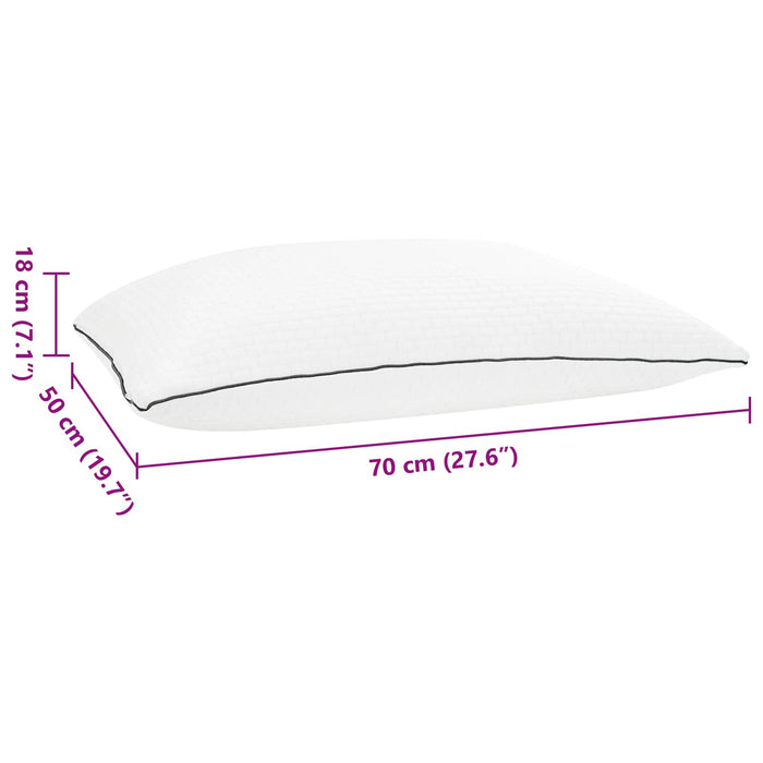 Perna de dormit Shread Alb 70 x 50 x 18 cm Spumă cu Memorie - WALTI WALTI