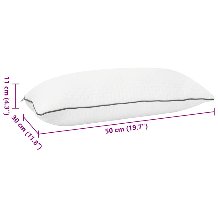 Perna de dormit Shread Alb 50 x 30 x 11 cm Spumă cu Memorie - WALTI WALTI