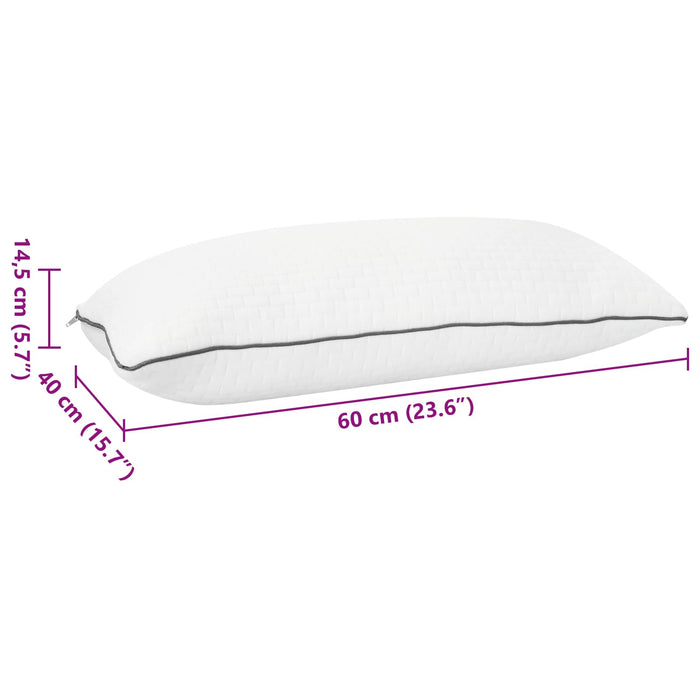 Perna de dormit Shread Alb 60 x 40 x 14,5 cm Spumă cu Memorie - WALTI WALTI
