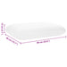 Perna de Somn Simplu Alb 60 x 40 x 13 cm - WALTI WALTI