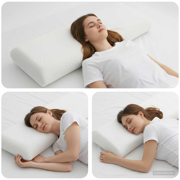 Perna de Somn Simplu Alb 70 x 36 x 13 cm - WALTI WALTI