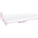 Perna de Somn Simplu Alb 70 x 36 x 13 cm - WALTI WALTI