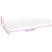 Perna de Somn Simplu Alb 70 x 36 x 13 cm - WALTI WALTI
