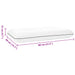 Perna de Somn Simplu Alb 80 x 40 x 12 cm Spumă cu Gel - WALTI WALTI