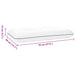 Perna de Somn Simplu Alb 70 x 40 x 14 cm Spumă cu Gel - WALTI WALTI