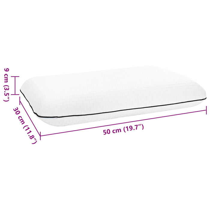Perna de Somn Simplu Alb 30 x 50 x 9 cm Spumă cu Gel - WALTI WALTI