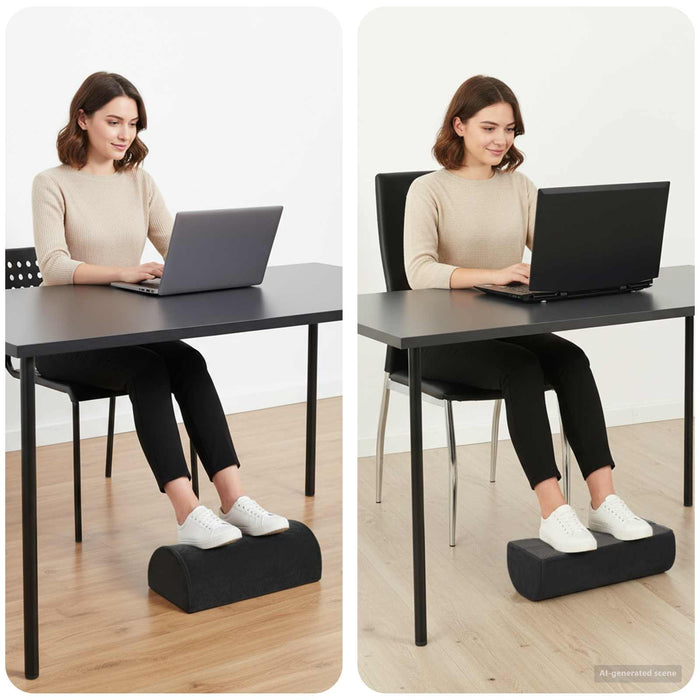 Perne pentru suportul picioarelor Simplu Negru 42 x 18 x 13 cm - WALTI WALTI