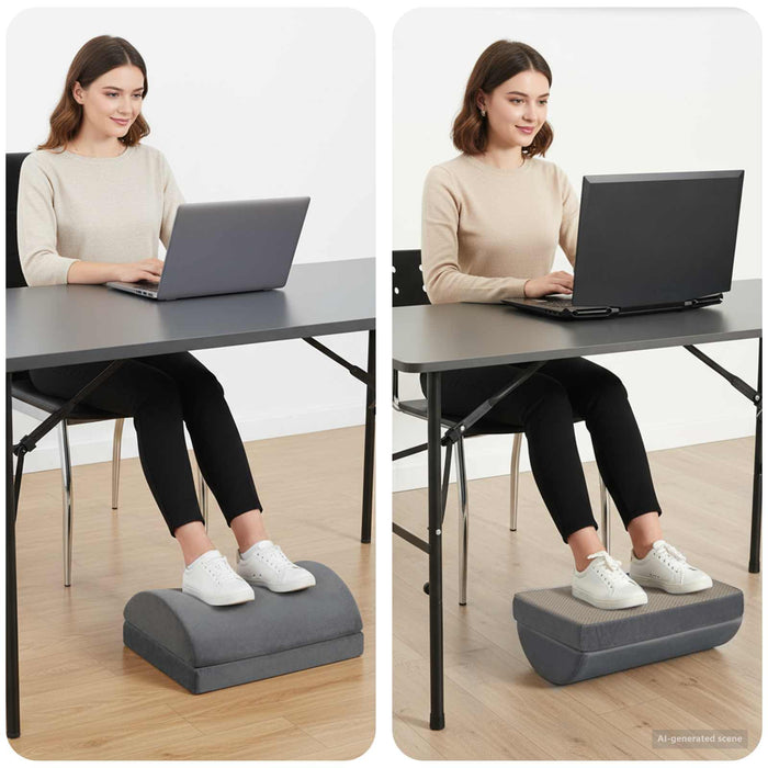 Perne pentru suportul picioarelor Simplu Gri 44 x 29 x 17 cm - WALTI WALTI