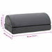 Perne pentru suportul picioarelor Simplu Gri 44 x 29 x 17 cm - WALTI WALTI