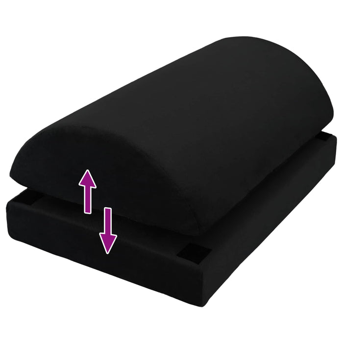 Perne pentru suportul picioarelor Simplu Negru 44 x 29 x 17 cm - WALTI WALTI