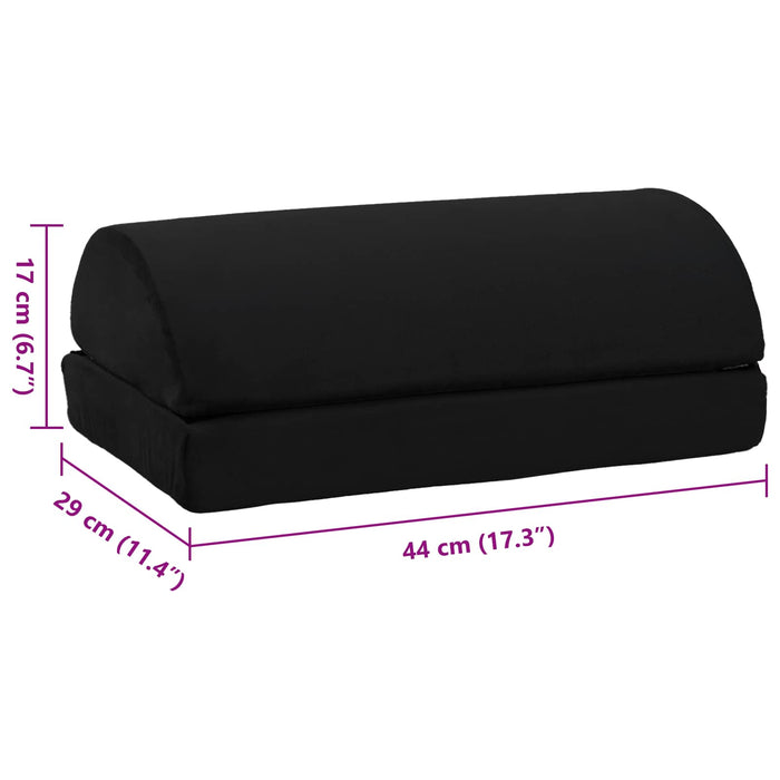 Perne pentru suportul picioarelor Simplu Negru 44 x 29 x 17 cm - WALTI WALTI