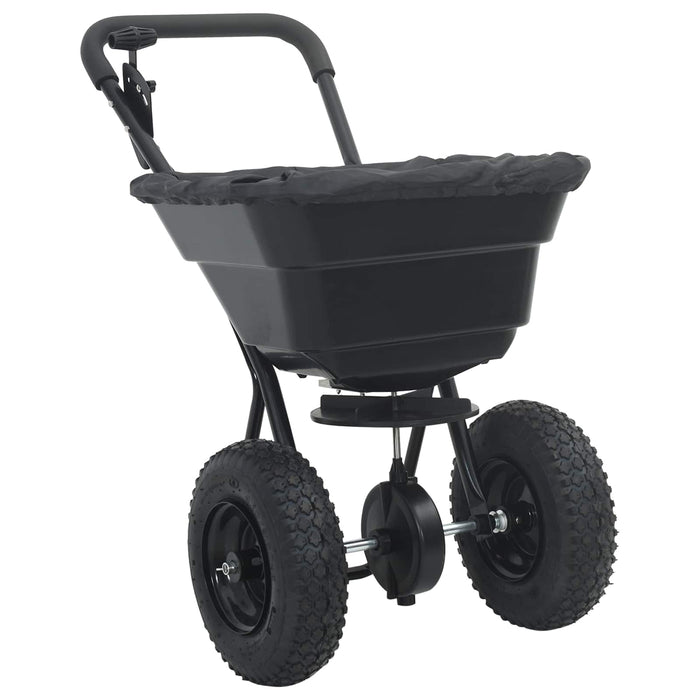 Împrăștietor Negru 53 x 81,5 x 78 cm PVC și Oțel WALTI