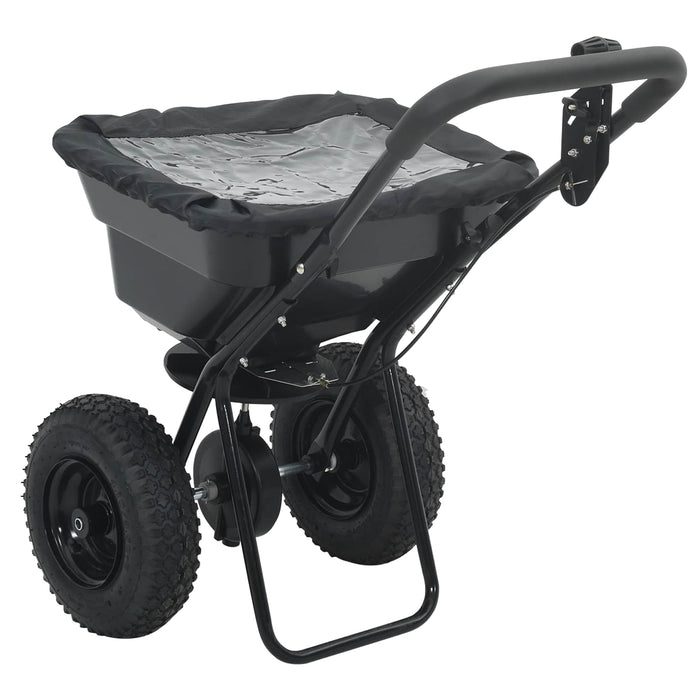 Împrăștietor Negru 53 x 81,5 x 78 cm PVC și Oțel WALTI