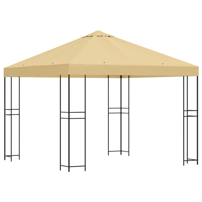 Foișor 3 x 3 m Crem Poliester și oțel 190 gsm - WALTI WALTI