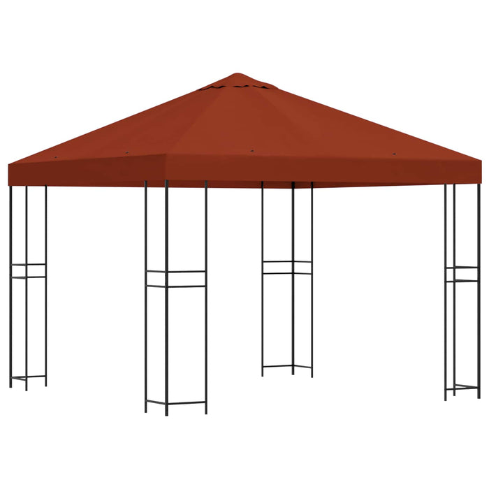 Foișor 3 x 3 m Terracota Poliester și oțel 190 gsm - WALTI WALTI