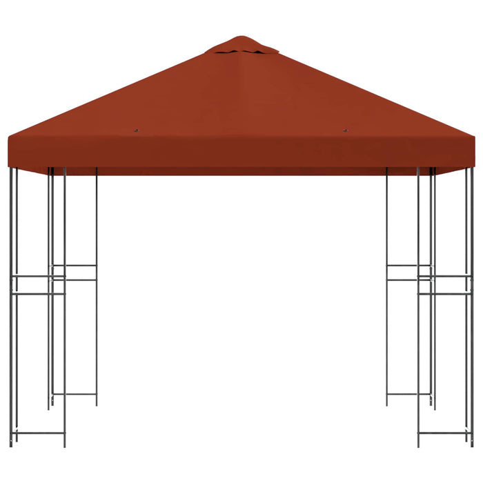 Foișor 3 x 3 m Terracota Poliester și oțel 190 gsm - WALTI WALTI