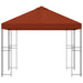 Foișor 3 x 3 m Terracota Poliester și oțel 190 gsm - WALTI WALTI