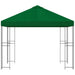 Foișor 3 x 3 m Verde Poliester și oțel 190 gsm - WALTI WALTI