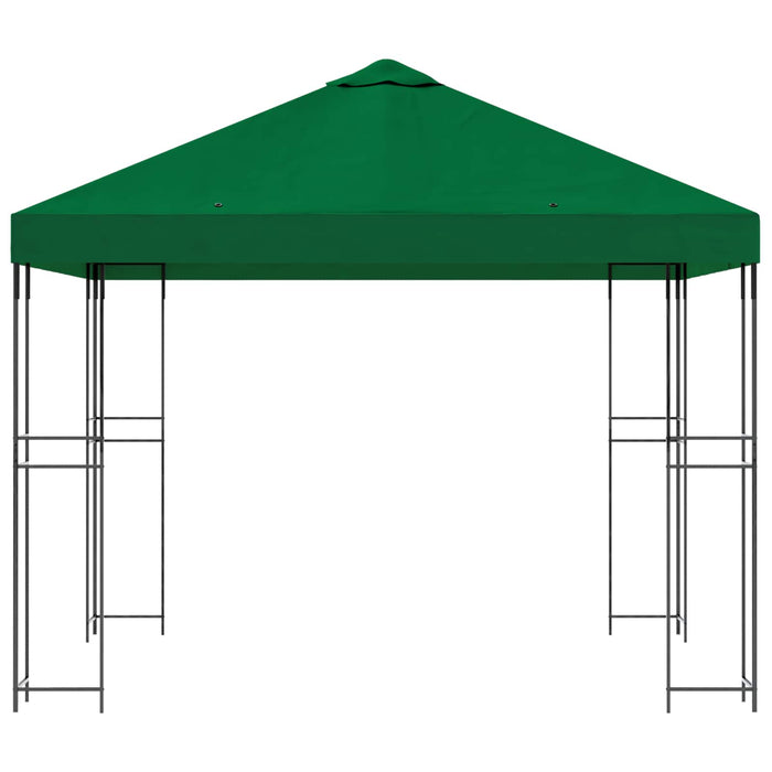 Foișor 3 x 3 m Verde Poliester și oțel 190 gsm - WALTI WALTI