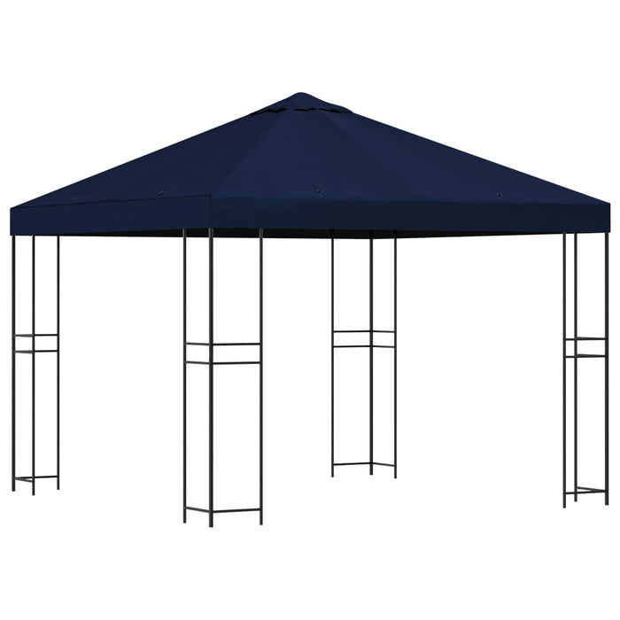Foișor 3 x 3 m albastru Poliester și oțel 190 gsm - WALTI WALTI
